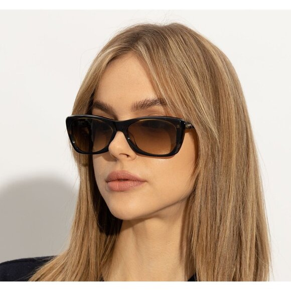 NEW SAINT LAURENT SUNGLASSES SL613 004 WOMEN HAVANA EYEWEAR SL 613 004 - Picture 1 of 9